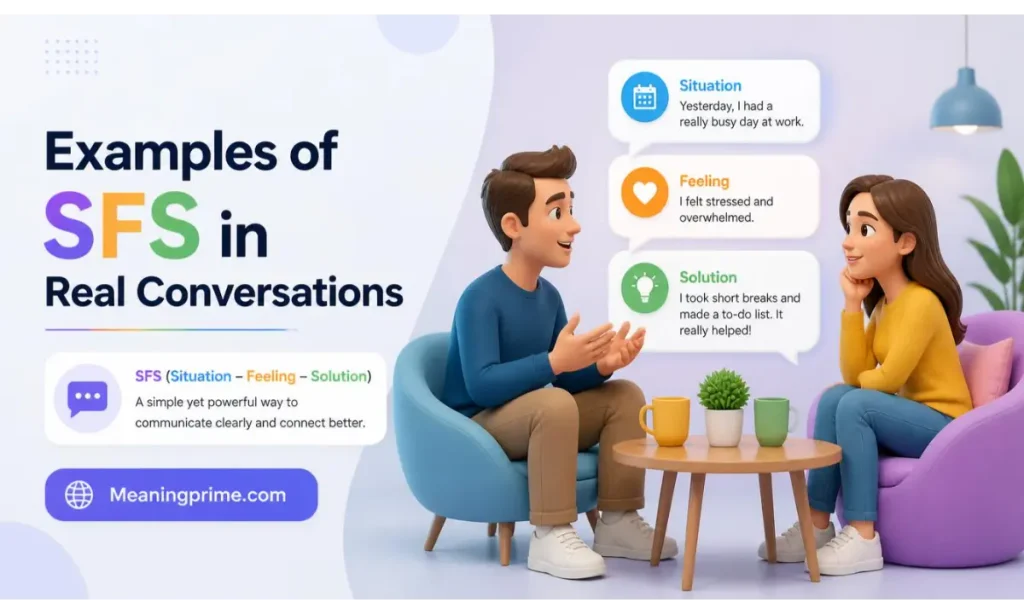 Examples of SFS in Real Conversations