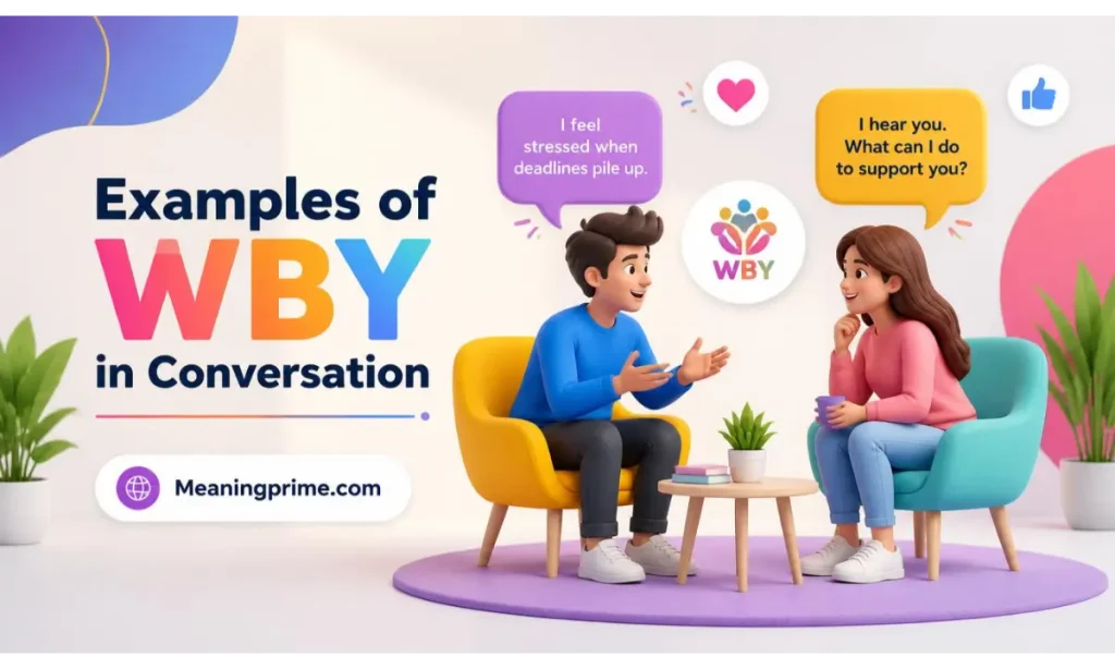 Examples of WBY in Conversation