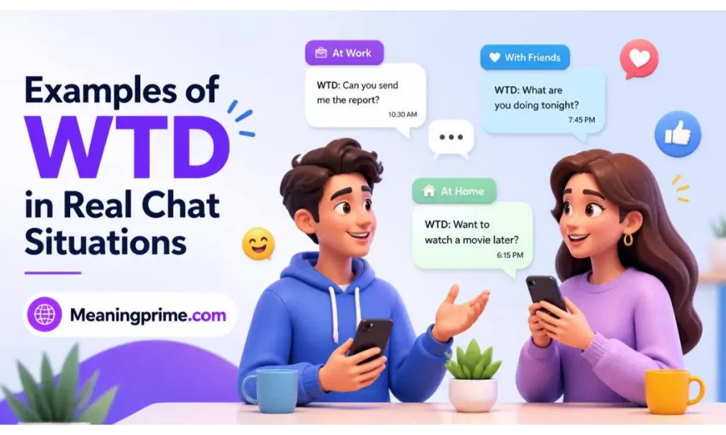 Examples of WTD in Real Chat Situations
