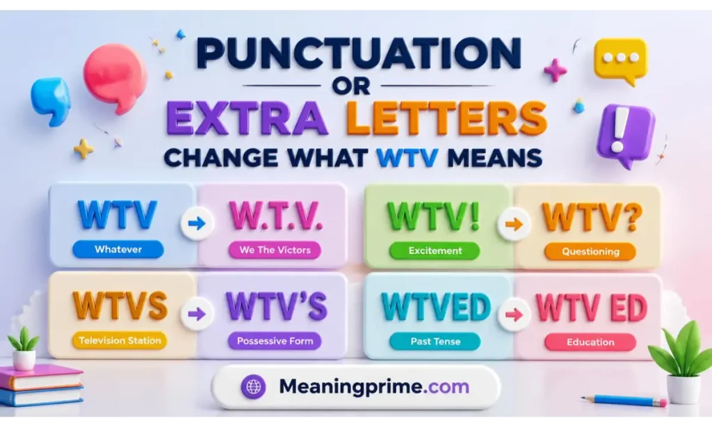 Extra Letters Change What WTV Means
