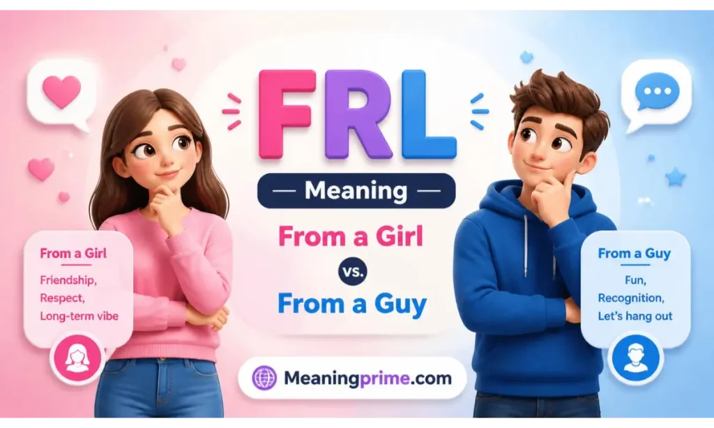 FRL Meaning From a Girl vs. From a Guy