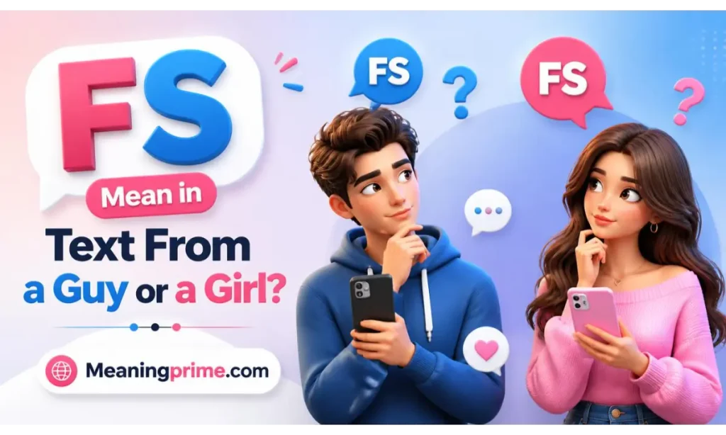 FS Mean in Text From a Guy or a Girl