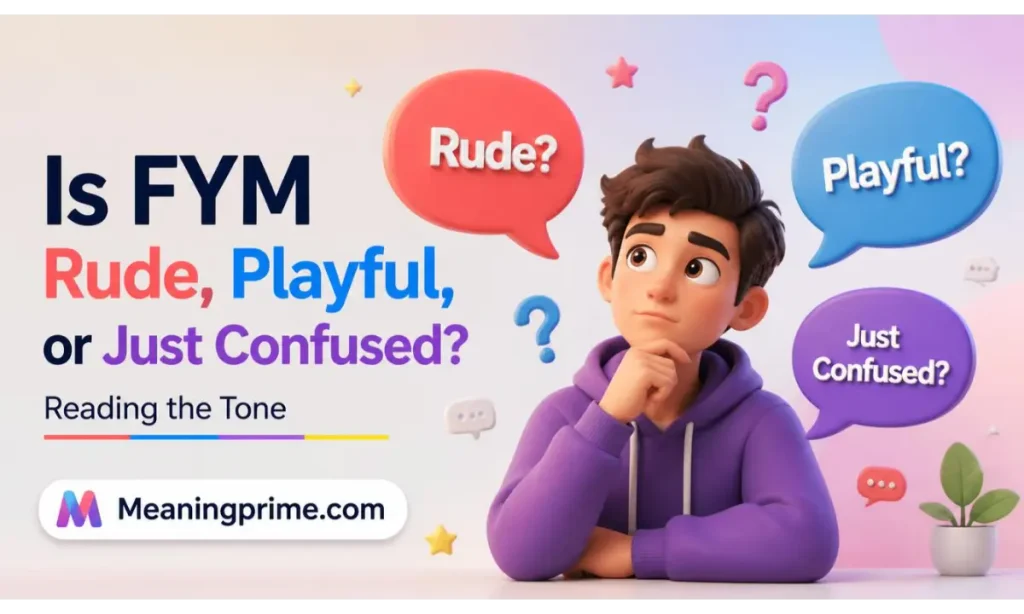 FYM Rude, Playful, or Just Confused