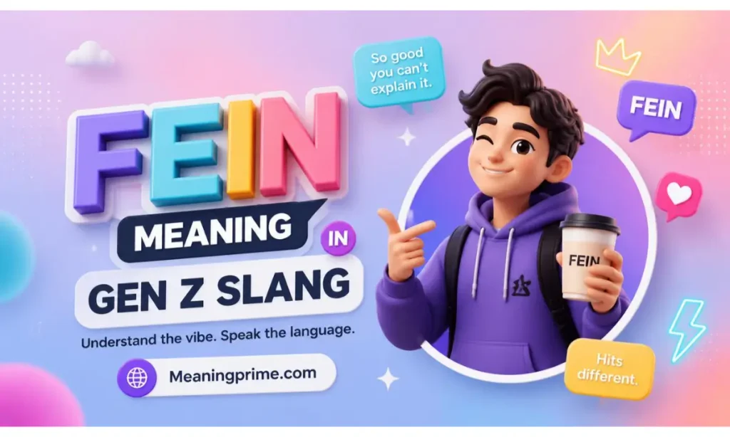 Fein Meaning in Gen Z Slang