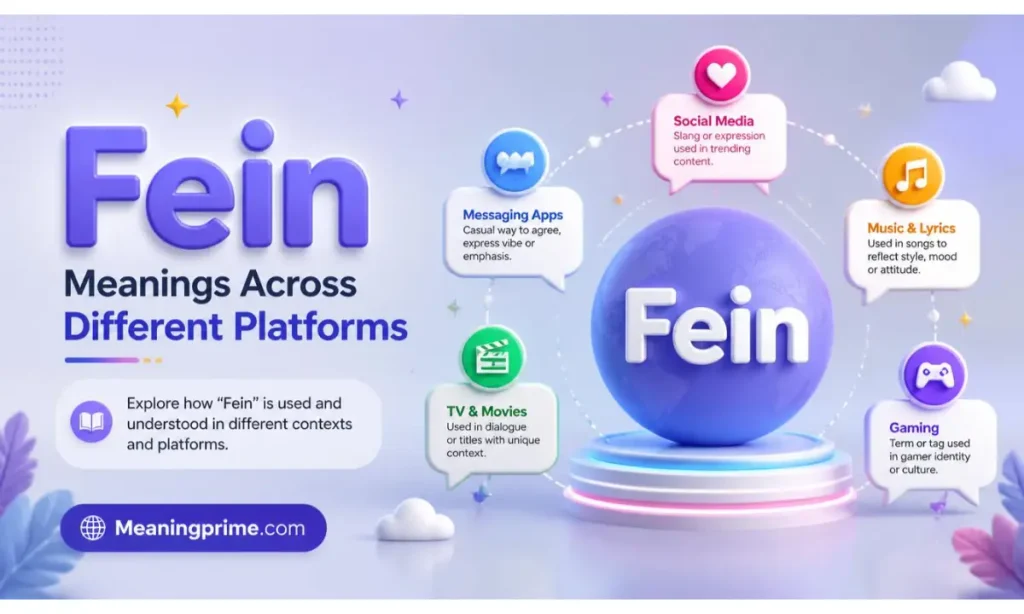 Fein Meanings Across Different Platforms