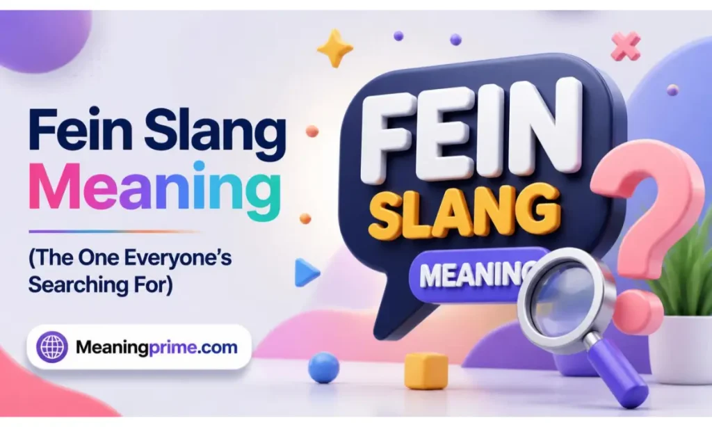 Fein Slang Meaning