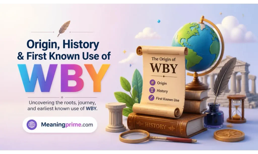 First Known Use of WBY
