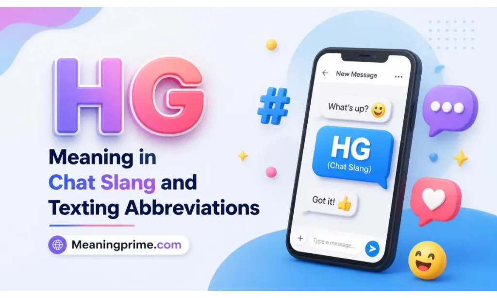 HG Meaning in Chat Slang and Texting Abbreviations