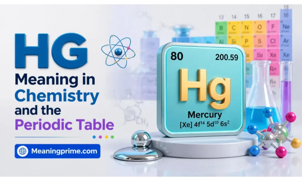 HG Meaning in Chemistry and the Periodic Table