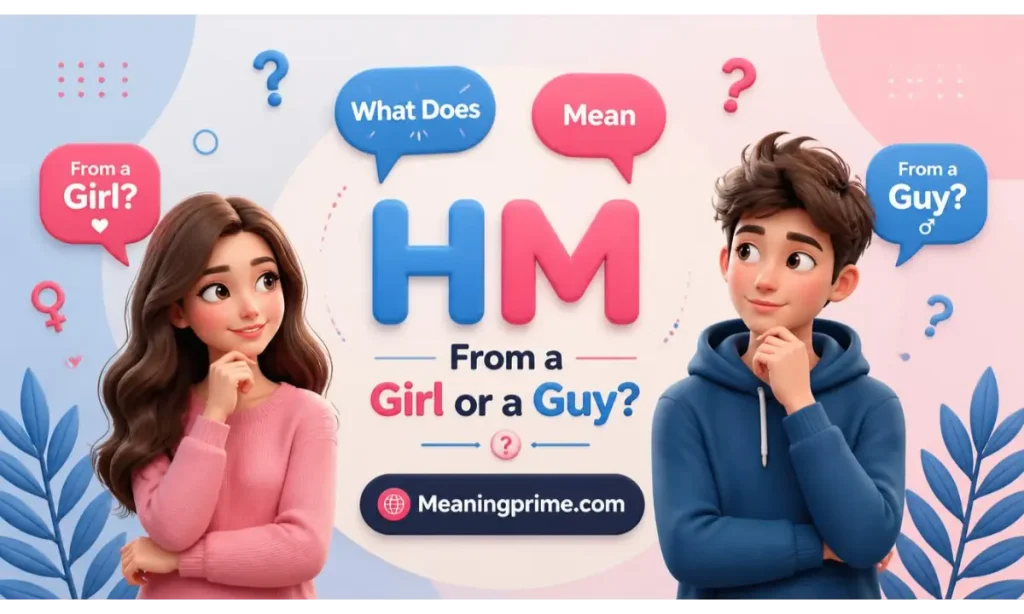 HM Mean From a Girl or a Guy