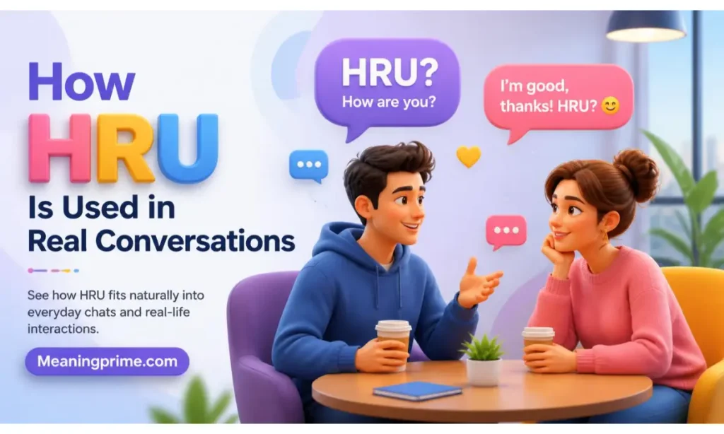HRU Is Used in Real Conversations