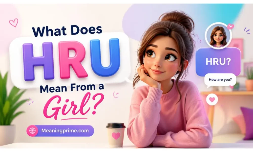 HRU Mean From a Girl