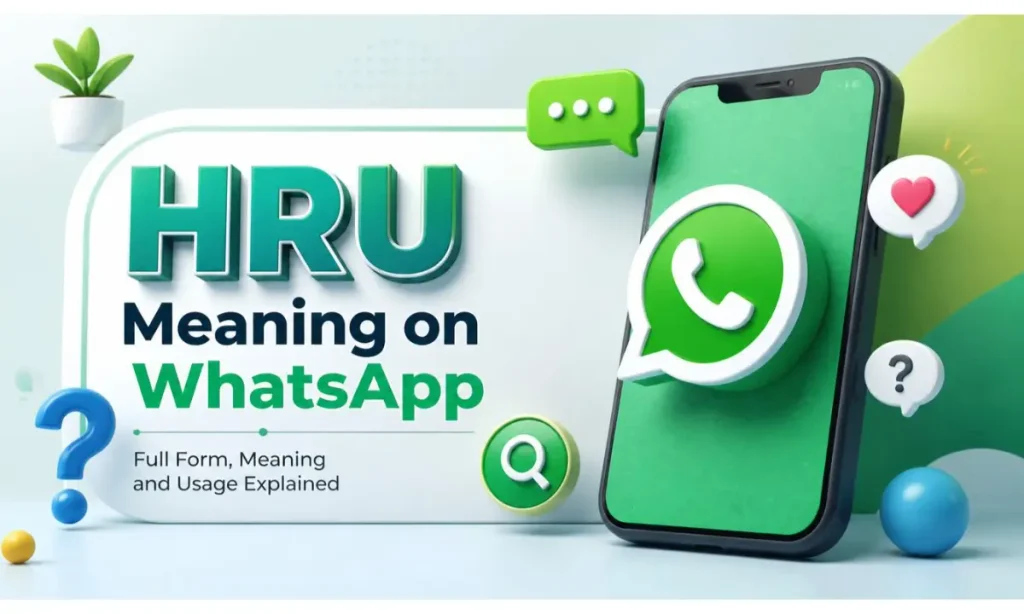 HRU Meaning on WhatsApp