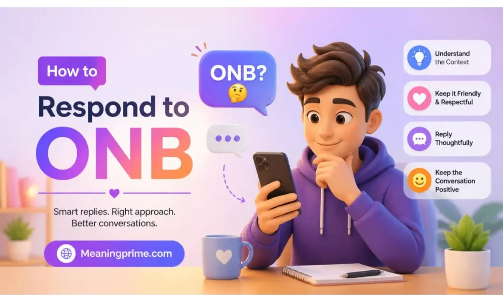 How to Respond to ONB