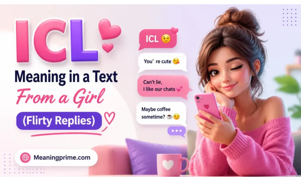 ICL Meaning in a Text From a Girl