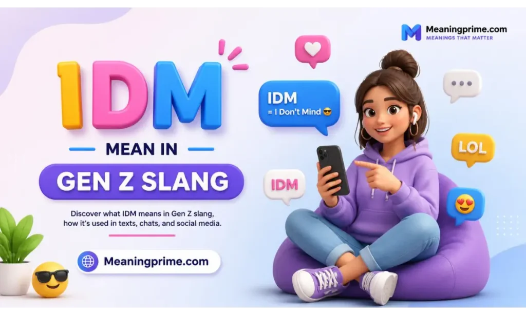 IDM Mean in Gen Z Slang