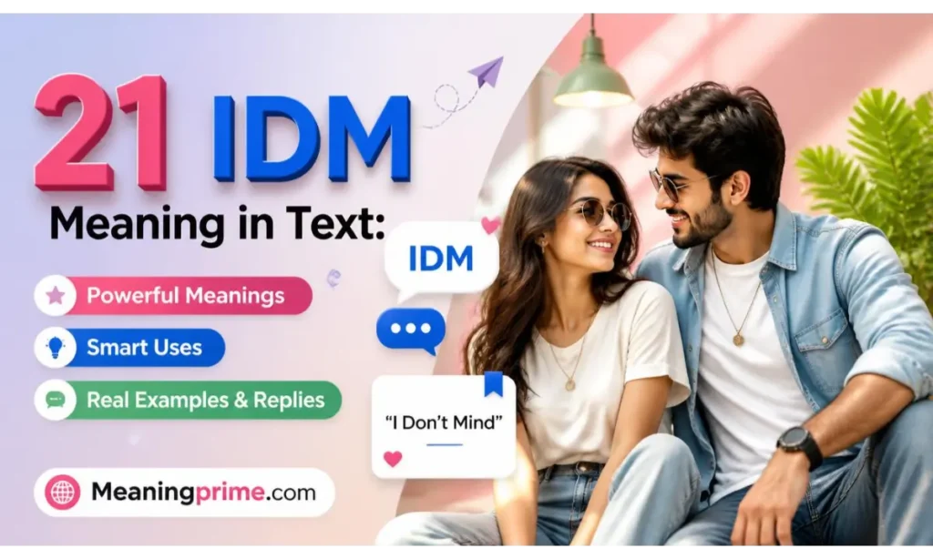 IDM Meaning in Text