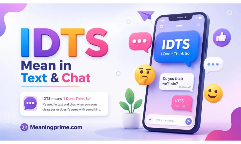 IDTS Mean in Text & Chat