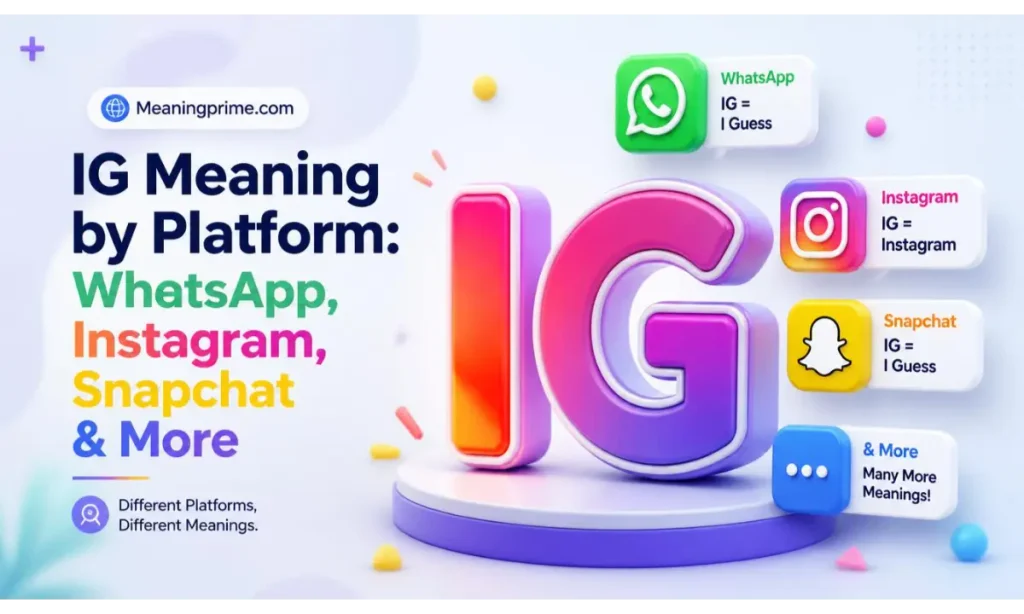 IG Meaning by Platform