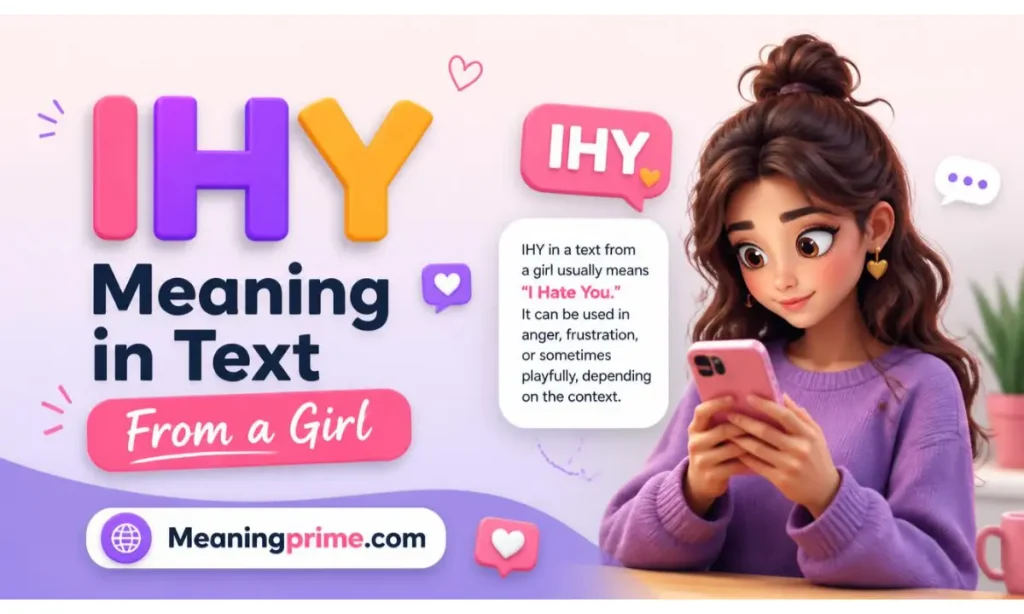 IHY Meaning in Text From a Girl