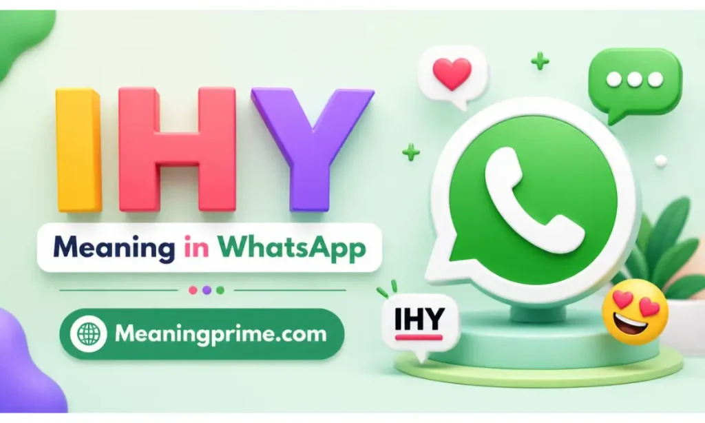 IHY Meaning in WhatsApp