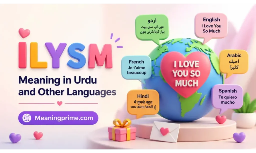 ILYSM Meaning in Urdu and Other Languages