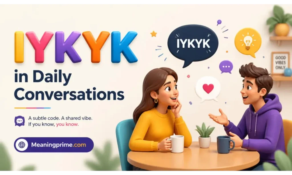 IYKYK in Daily Conversations