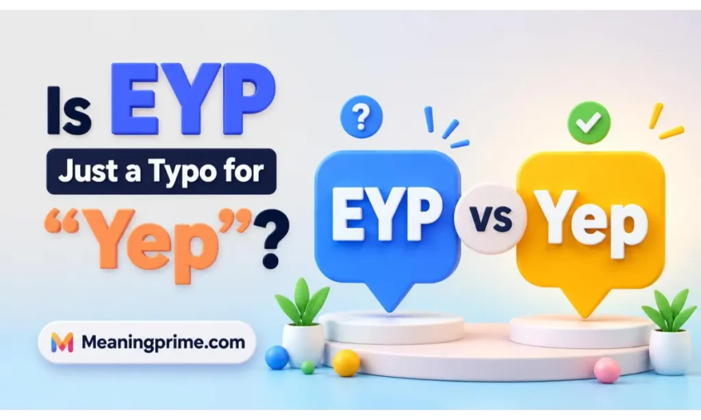 Is EYP Just a Typo for Yep