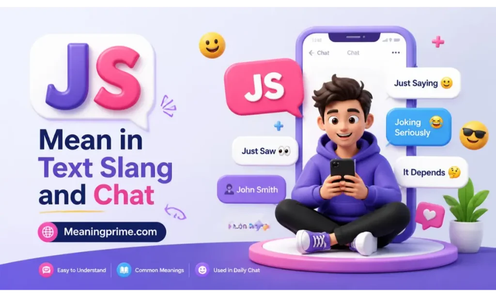 JS Mean in Text Slang and Chat