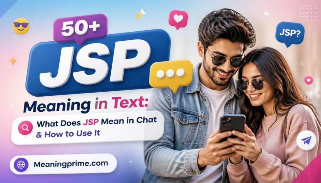 JSP Meaning in Text