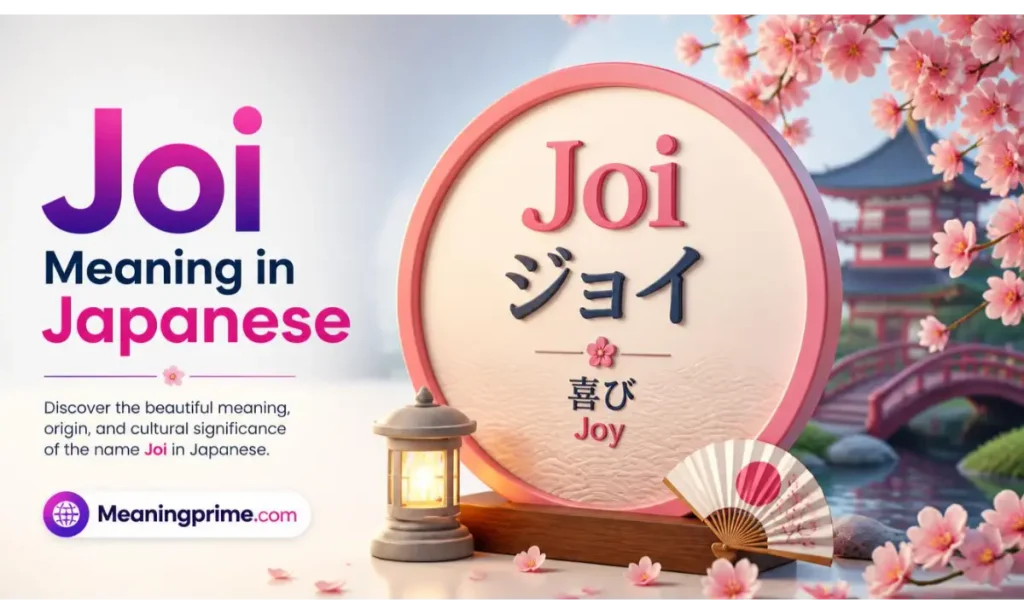 Joi Meaning in Japanese