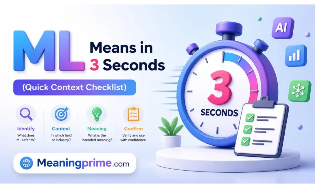 ML Means in 3 Seconds 
