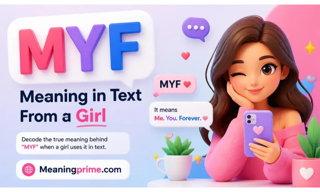 MYF Meaning in Text From a Girl
