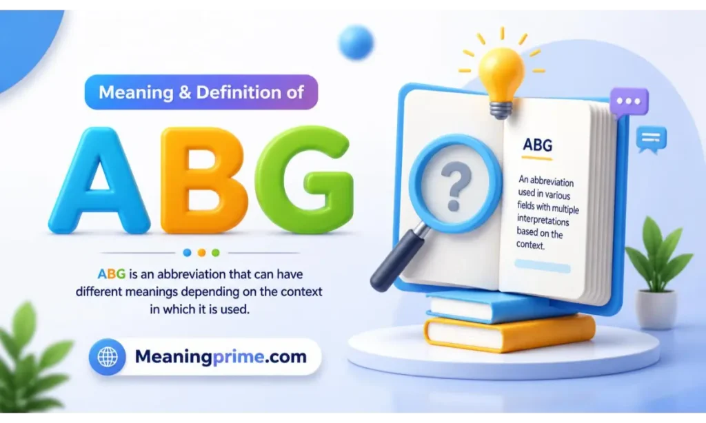 Meaning & Definition of ABG