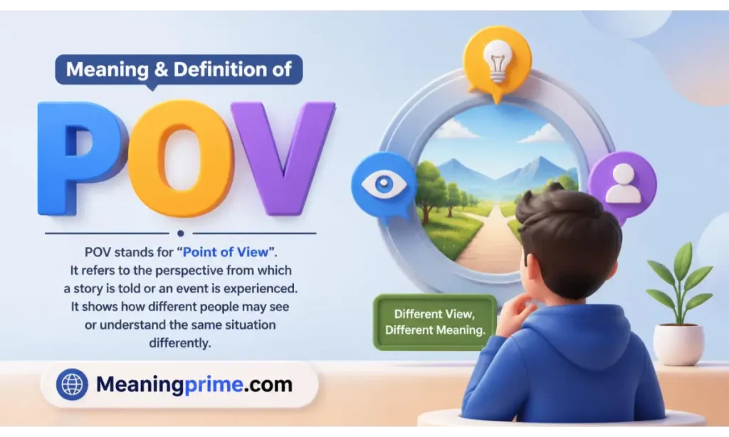 Meaning & Definition of POV