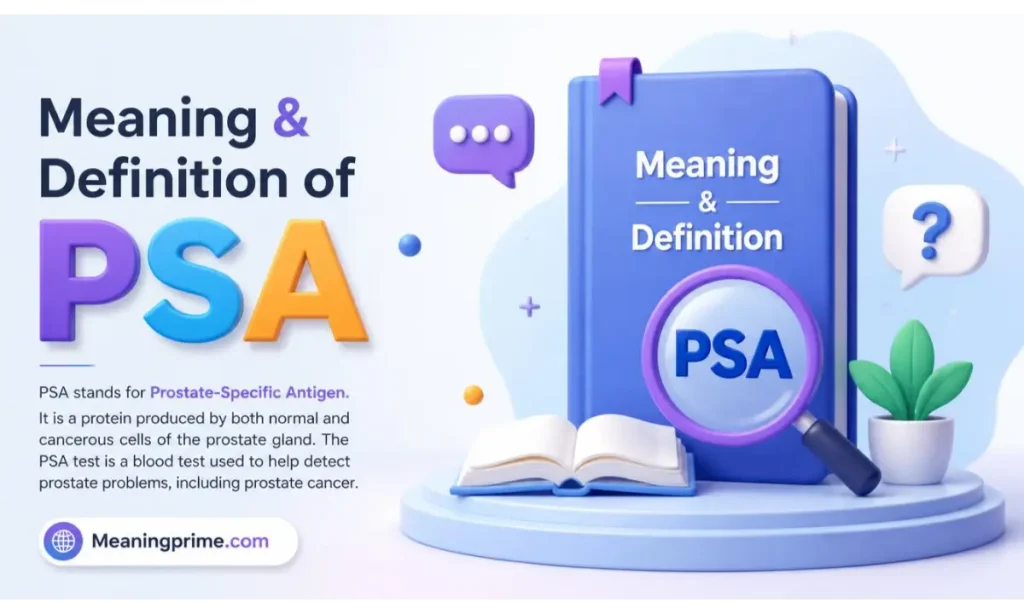 Meaning & Definition of PSA