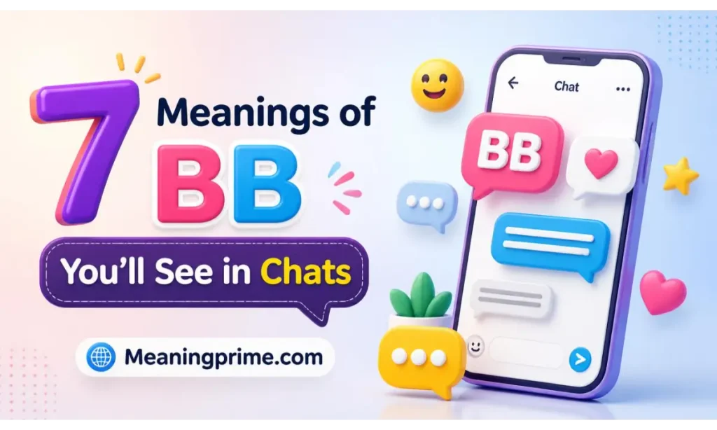 Meanings of BB You'll See in Chats