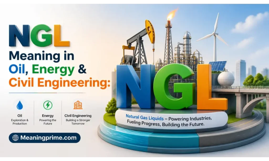 NGL Meaning in Oil, Energy & Civil Engineering