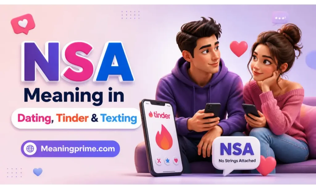 NSA Meaning in Dating, Tinder & Texting