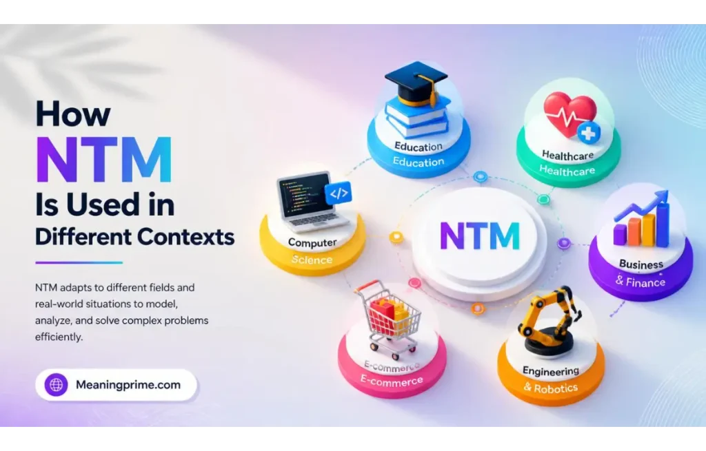 NTM Is Used in Different Contexts