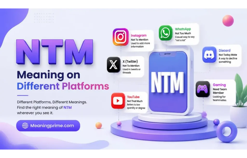 NTM Meaning on Different Platforms