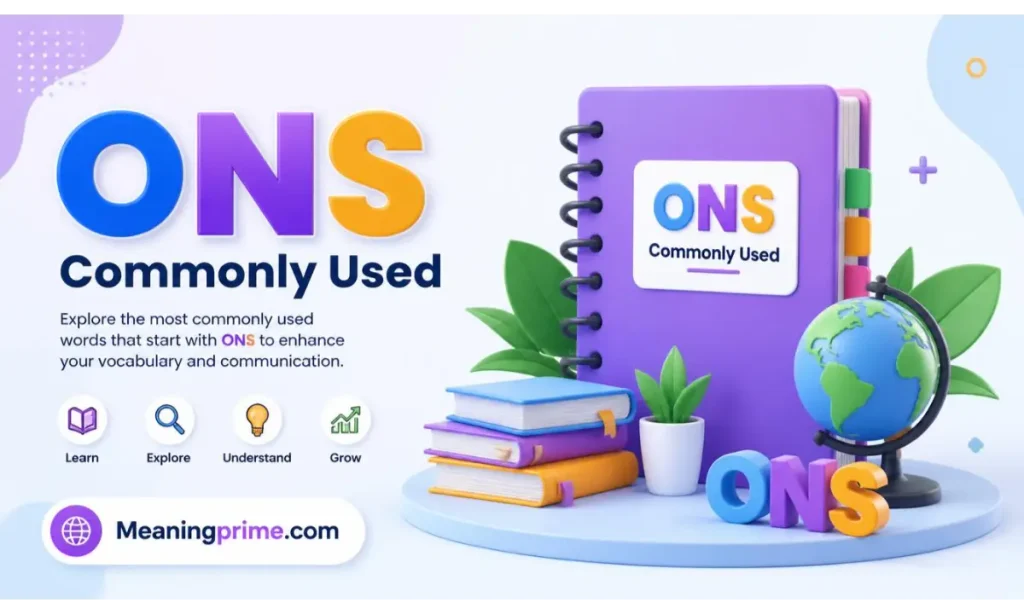 ONS Commonly Used