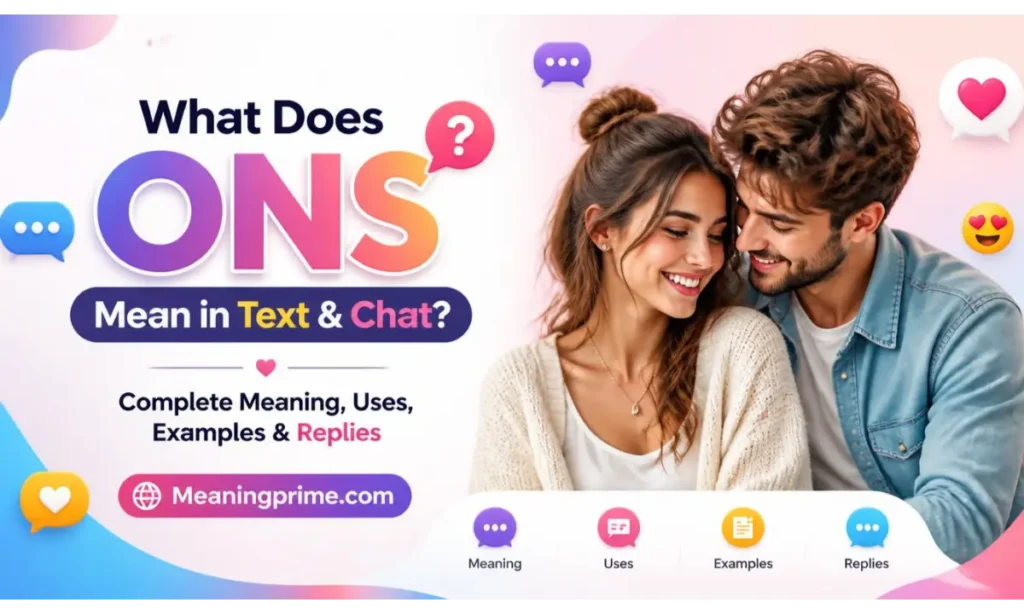 ONS Mean in Text