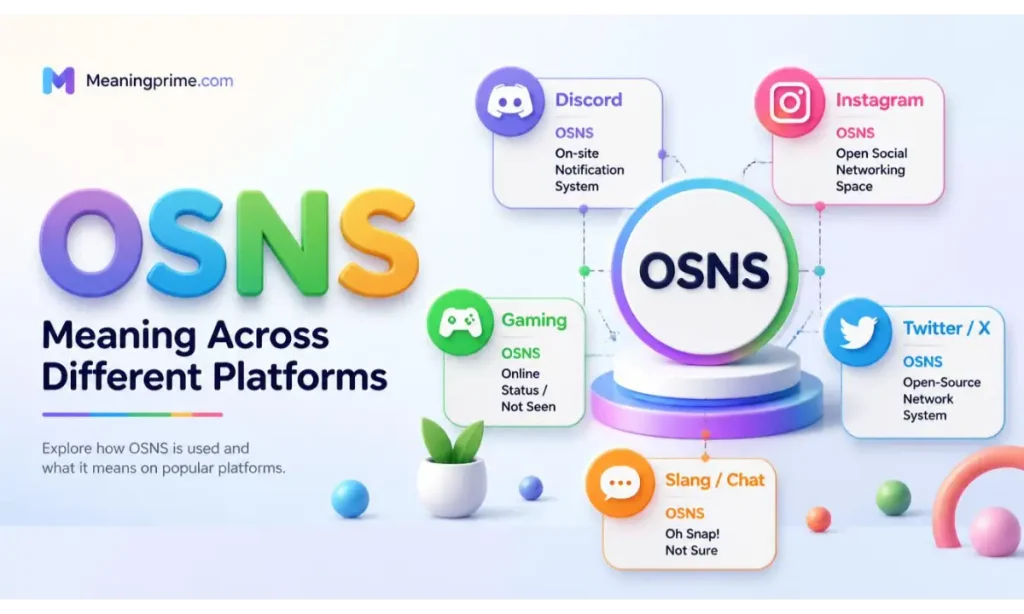 OSNS Meaning Across Different Platforms