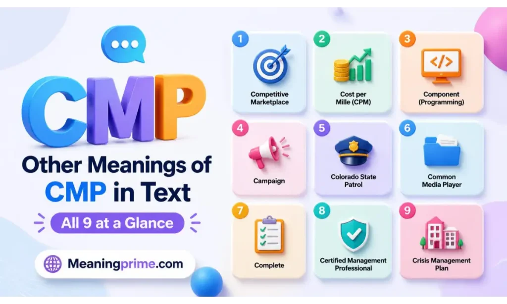 Other Meanings of CMP 