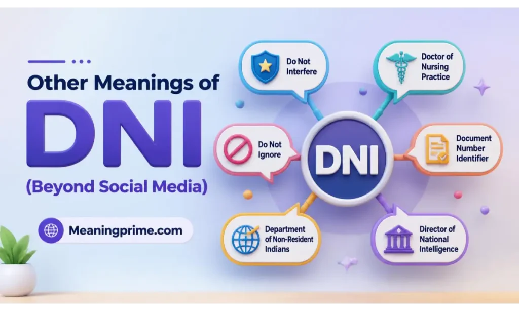 Other Meanings of DNI (Beyond Social Media)