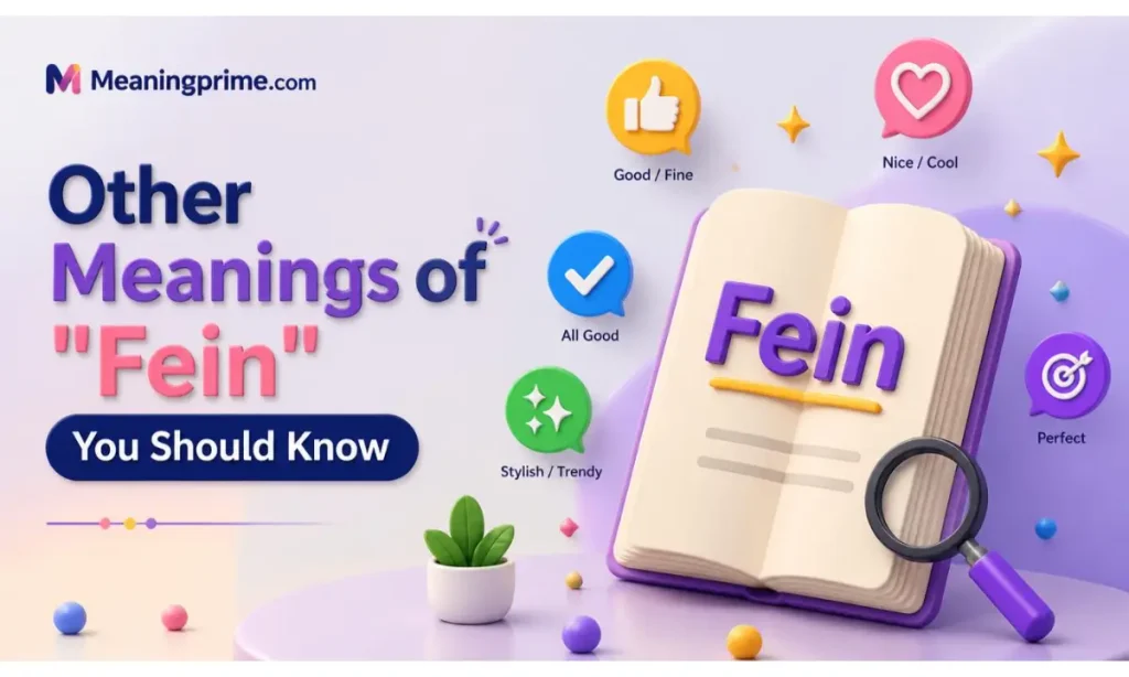 Other Meanings of Fein