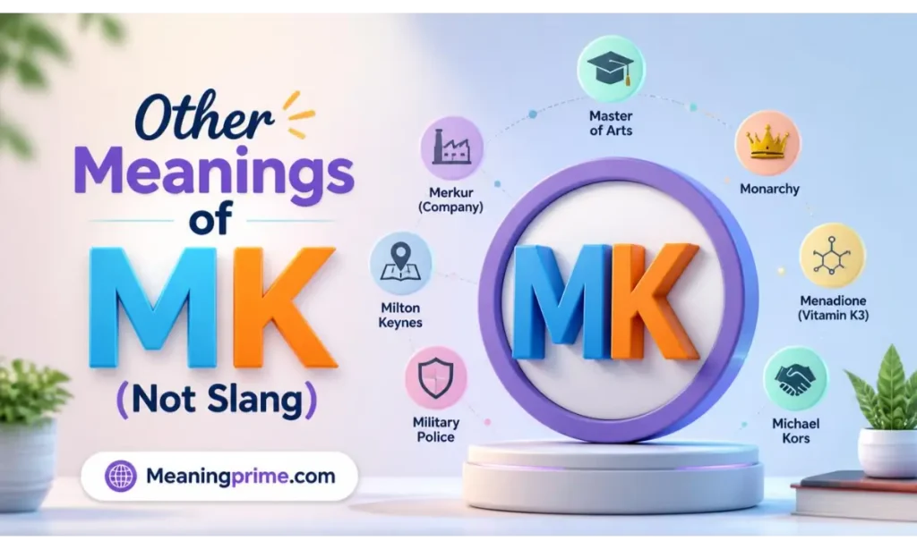 Other Meanings of MK 