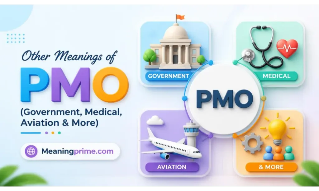 Other Meanings of PMO (Government, Medical, Aviation & More)