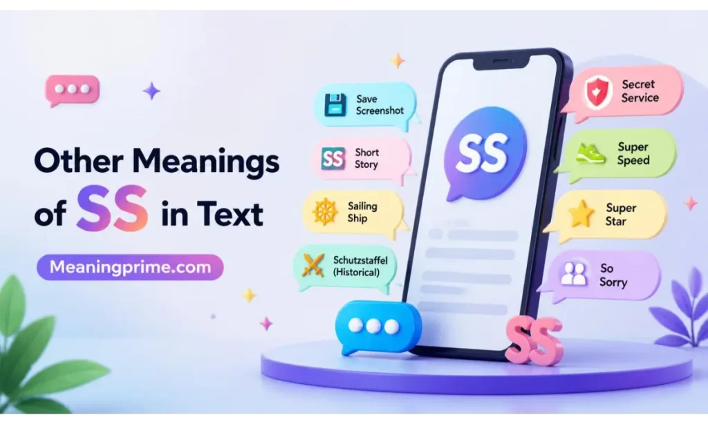 Other Meanings of SS in Text